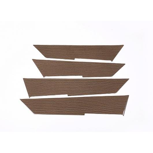 4個 木目 ABS インテリアドアハンドルパネル カバー トリム レンジローバー VELAR 2017-2018 Sands Wood Grain AL-DD-4839 AL Interior parts for cars