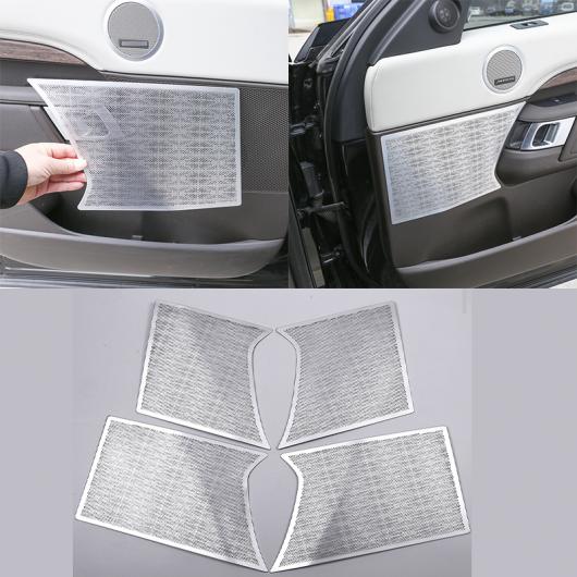 4個 アルミ合金ドア スピーカー ネット ランドローバーディスカバリー 5 LR5 2017 2018 AL-DD-4730 AL Interior parts for cars