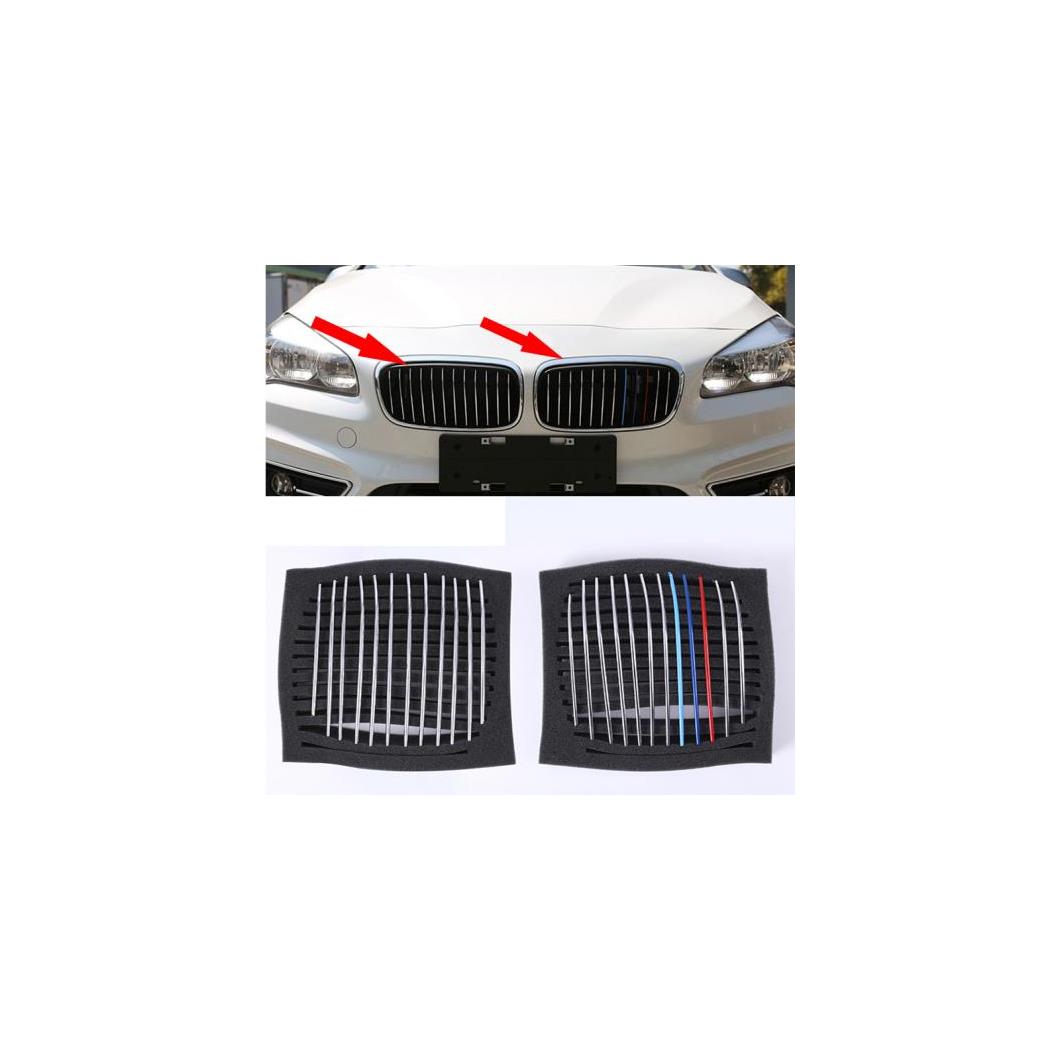 3色 ABS フロントネット 装飾 ストリップ BMW 2 シリーズ 218I F45 F46 24-20 モデル 2015-2017 AL-DD-4672 AL Interior parts for cars|オートパーツエージェンシー2号店
