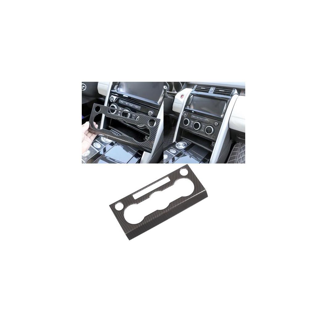 カーボンファイバー ABS センターエアコンパネル カバー トリム ランドローバーディスカバリー 5 LR5 L462 2017-2018 AL-DD-4904 AL Interior parts for cars|オートパーツエージェンシー2号店