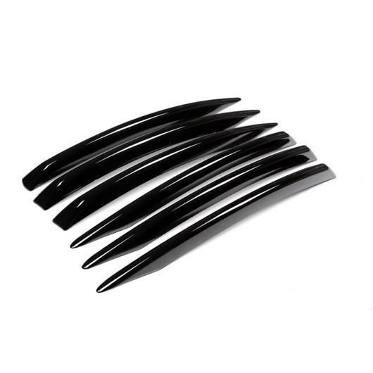ランドローバーレンジローバーヴォーグ 2018 2019 ABS グロスクロームフロントグリル カバー トリム 6個 Gloss black AL-DD-5634 AL Car plating parts｜オートパーツエージェンシー2号店