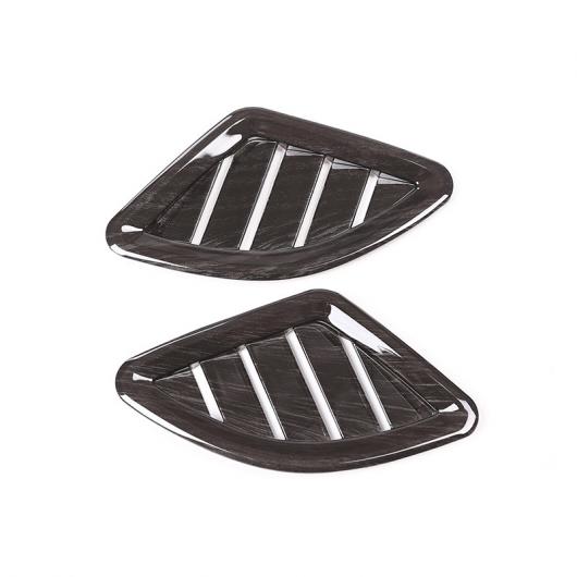 2個 ブラック 木目 BMW X1 F48 2016-2019 ABS プラスチック ダッシュボード AC コンセントベント カバー X2 F47 2018 Black wood grain AL-DD-5856 AL Interior parts for cars