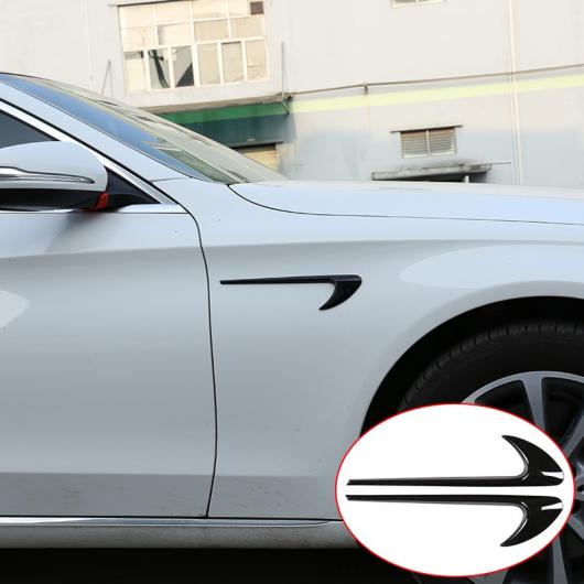 2個 光沢 ブラック ABS クローム サイドフェンダー メルセデスベンツ E クラス W213 C W205 E63S AMG 選べる2バリエーション Glossy black・Polish silver AL-DD-5355 AL Interior parts for cars