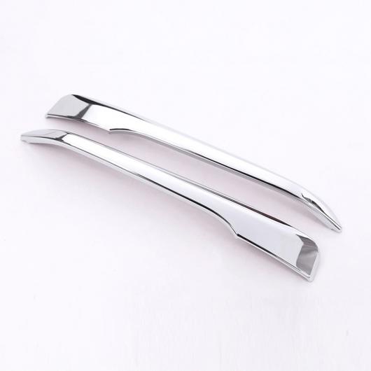 BMW X1 F48 2016-2019 クロームシルバーフロントフォグライトランプ アイリッド ストライプ カバー ステッカー Bright Silver AL-DD-6735 AL Car plating parts