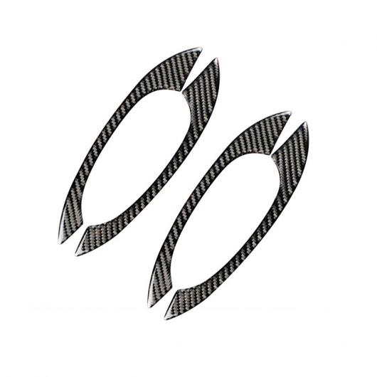 外装ドアハンドルパネル 装飾 ステッカートリム ポルシェ マカン 2015-18 Carbon Fiber Black AL-DD-6952 AL plating parts