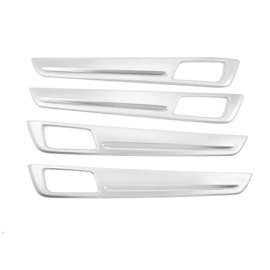 カーボン調 ドアパネル 装飾 デカールステッカー トリム ポルシェ カイエン 2018 インテリア Silver AL-DD-7169 AL Interior parts for cars