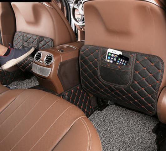 シート背もたれ 傷防止 パッドメルセデスベンツ C クラス W205 2015-17 GLC X253 2016-17 レザー 防汚 マット インテリア スタイリング 選べる2カラー ブラック・ブラウン AL-DD-7204 AL Interior parts for cars｜オートパーツエージェンシー2号店