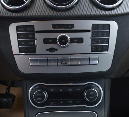 センターコンソール エアコン CD フレーム ステッカー メルセデスベンツ GLA X156 CLA C117 インテリア 選べる2バリエーション Model A・Model B AL-DD-7280 AL Interior parts for cars