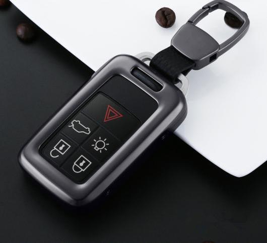 キー ケース ボルボ XC60 XC90 S40 アルミ合金キー シェル 選べる3カラー グレー～シルバー AL-DD-7557 AL Interior parts for cars