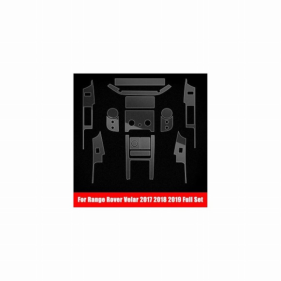 ランド ローバーレンジローバー VELAR/ヴェラール 2019-2017 ステアリングホイールセンターコンソールギア フィルム センター AC ナビゲーションプロテクター TPU 9 AL-DD-7486 AL Interior parts for cars 11,037円