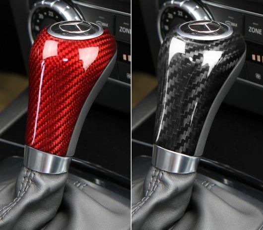 車用外装パーツ リアル ギア シフト カバー ステッカー トリム 適用: メルセデスベンツ W204 W212 A G E Cクラス CLS ブラック カーボン・レッド カーボン AL-DD-7627 AL Exterior parts for cars