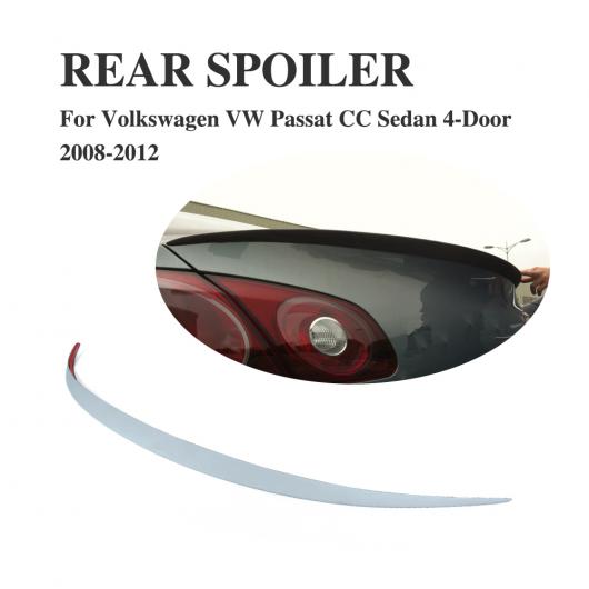 車用外装パーツ リア トランク ブート リップ スポイラー ウイング 適用: フォルクスワーゲン VW パサート CC セダン 4ドア 2008-2012 PU 未塗装 グレー AL-DD-7867 AL Exterior parts for cars