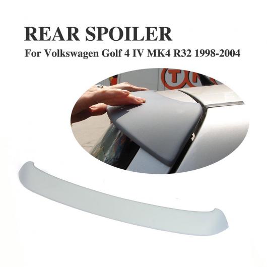 車用外装パーツ 適用: フォルクスワーゲン VW ゴルフ 4 IV MK4 スタンダード R32 1998-2004 リア ルーフ スポイラー ウインドウ ウイング PU 未塗装 グレー AL-DD-7868 AL Exterior parts for cars
