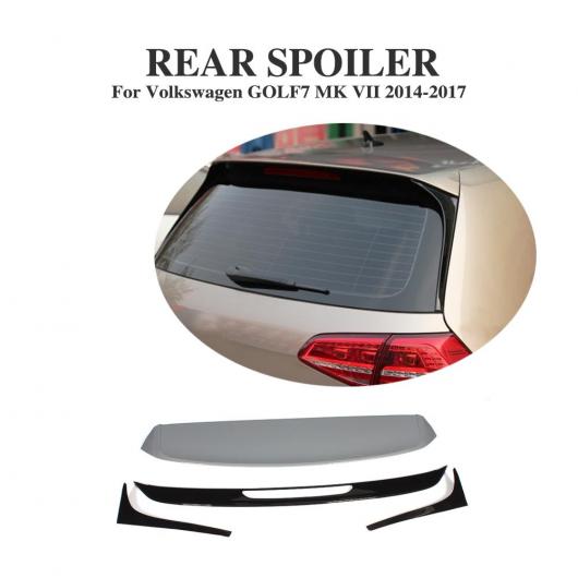 車用外装パーツ リア ルーフ スポイラー ウイング リップ 適用: フォルクスワーゲン VW ゴルフ 7 VII MK7 2014-2017 除く GTI R ABS 未塗装 ウインドウ ウイング AL-DD-8040 AL Exterior parts for cars｜オートパーツエージェンシー2号店