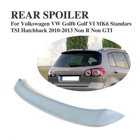 車用外装パーツ リア ルーフ スポイラー ウインドウ ウイング 適用: フォルクスワーゲン VW ゴルフ 6 VI MK6 スタンダード 2010-2013 除く R 除く GTI FRP 未塗装 グレー AL-DD-8178 AL Exterior parts for cars