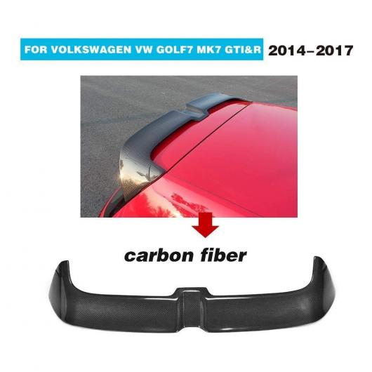 車用外装パーツ カーボンファイバー リア ルーフ トランク ウイング スポイラー 適用: フォルクスワーゲン ゴルフ 7 VII MK 7 7.5 GT-I＆R＆R-LINE 2014 2015 2016 2017 2018 AL-DD-8381 AL Exterior parts for cars