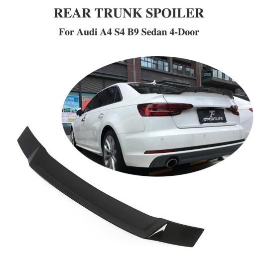 車用外装パーツ カーボンファイバー リア スポイラー ウイング 適用: アウディ A4 S4 B9 セダン 2017-2019 AL-DD-8728 AL Exterior parts for cars