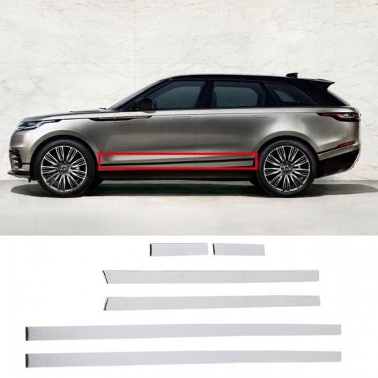 車用内装パーツ 6個 サイド ドア エッジ モールディング ストリップ 装飾 トリム 適用: ランド ローバー レンジ ローバー ヴェラール 2018 AL-DD-9067 AL Interior parts for cars|オートパーツエージェンシー2号店