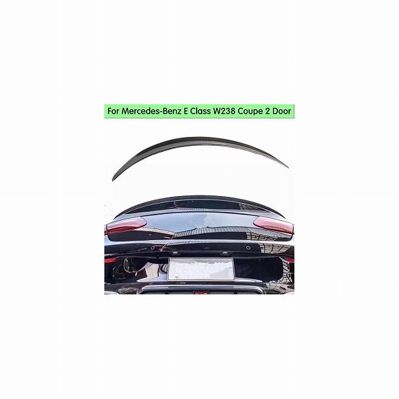 車用外装パーツ 適用: メルセデス W238 スポイラー Eクラス クーペ E250 E400 E500 E550 2ドア カーボンファイバー リア トランク スポイラー ウイング 2016-UP AL-DD-8557 AL Exterior parts for cars
