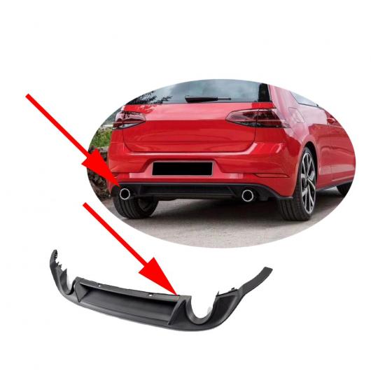 車用外装パーツ PP リア バンパー ディフューザー リップ スポイラー 適用: フォルクスワーゲン VW ゴルフ 7 MK7 7.5 スタンダード GTI 2017 2018 2019 サークル AL-DD-8403 AL Exterior parts for cars 27,255円