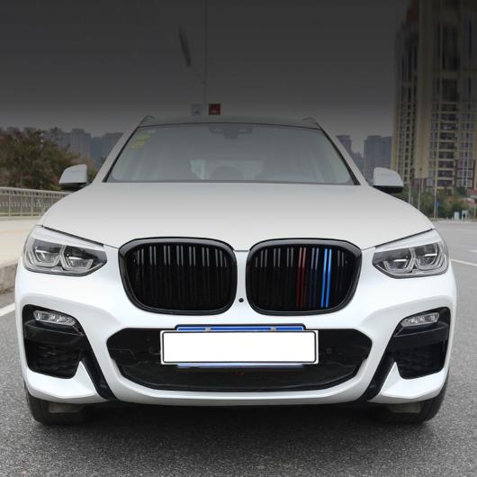 車用外装パーツ スタイリング xDrive 20i xDrive 30i フロント グリル 適用: BMW X3 X4 バンパー レーシング グリル G01 G02 グロス M 2018+ M グロス ブラック AL-DD-8583 AL Exterior parts for cars
