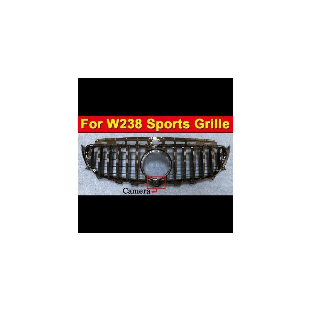 GT グリッド W238 スポーツ ABS 光沢ブラック 適用: メルセデス Eクラス E200 E250 E300 E350 E400 グリル 2016 タイプ001 AL-EE-1046 AL Exterior parts for cars