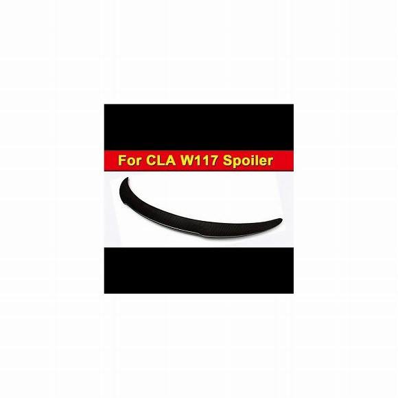 適用: メルセデス CLAクラス W117 4ドア カーボンファイバー トランク スポイラー ウイング CLA180 CLA200 CLA250 CLA45 リア 2013-2018 タイプ001 AL-EE-1110 AL Exterior parts for cars