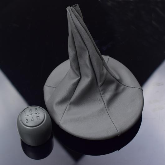 5速 ギア シフト ノブ レザー ゲートル ブーツ カバー 適用: フィアット パンダ 2003 2004 2005 2006 2007 2008 2009 2010 2011 2012 500 500C AL-EE-3390 AL Car parts