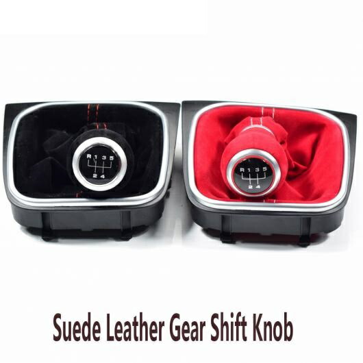 新しいコレクション Al レッド ブラック 5 6速 スウェード レザー コンプリート ギア シフト ノブ ブーツ カバー 適用 フォルクスワーゲン Vw ゴルフ 5 6 Mk5 Mk6 R32 5速 ブーツ レッド 6速 ブーツ ブラック Al Ee 3642 最終値下げ Www Estelarcr Com