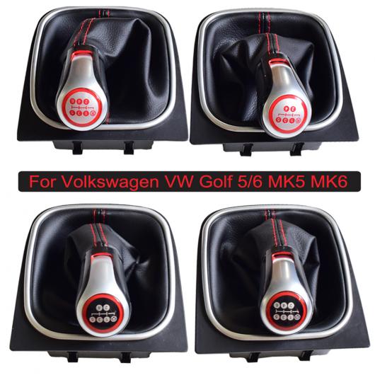 適用: VW フォルクスワーゲン ゴルフ 5/6 MK5/MK6 シロッコ 2009 5/6速 ギア シフト ノブ レバー ゲートル ブーツ カバー 5速・マットシルバー~6速・ハンド AL-EE-4107 AL Car parts|オートパーツエージェンシー2号店