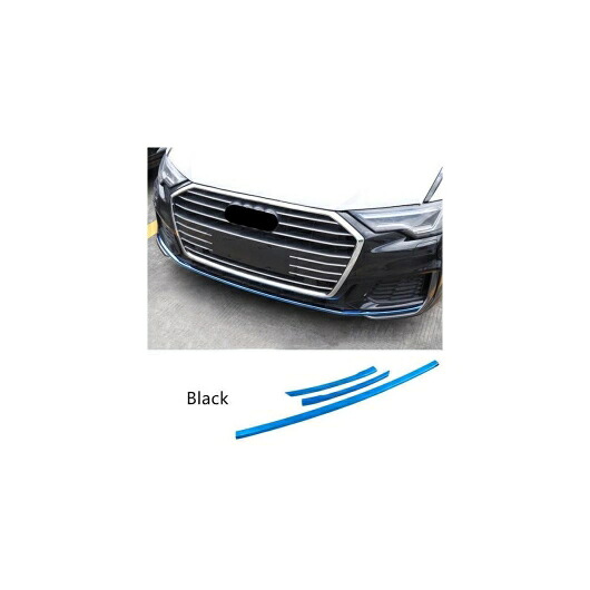 ステンレス スチール ストリップ 適用: アウディ A6 C8 2019 フロント バンパー 装飾 カバー トリム ステッカー ブルー AL-EE-4822 AL Interior parts for cars|オートパーツエージェンシー2号店