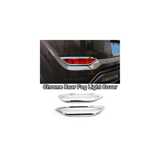 適用: ヒュンダイ ツーソン TL 2016-2018 クローム カバー トリム 装飾 リアフォグライトカバー AL-EE-5568 AL Exterior parts for cars