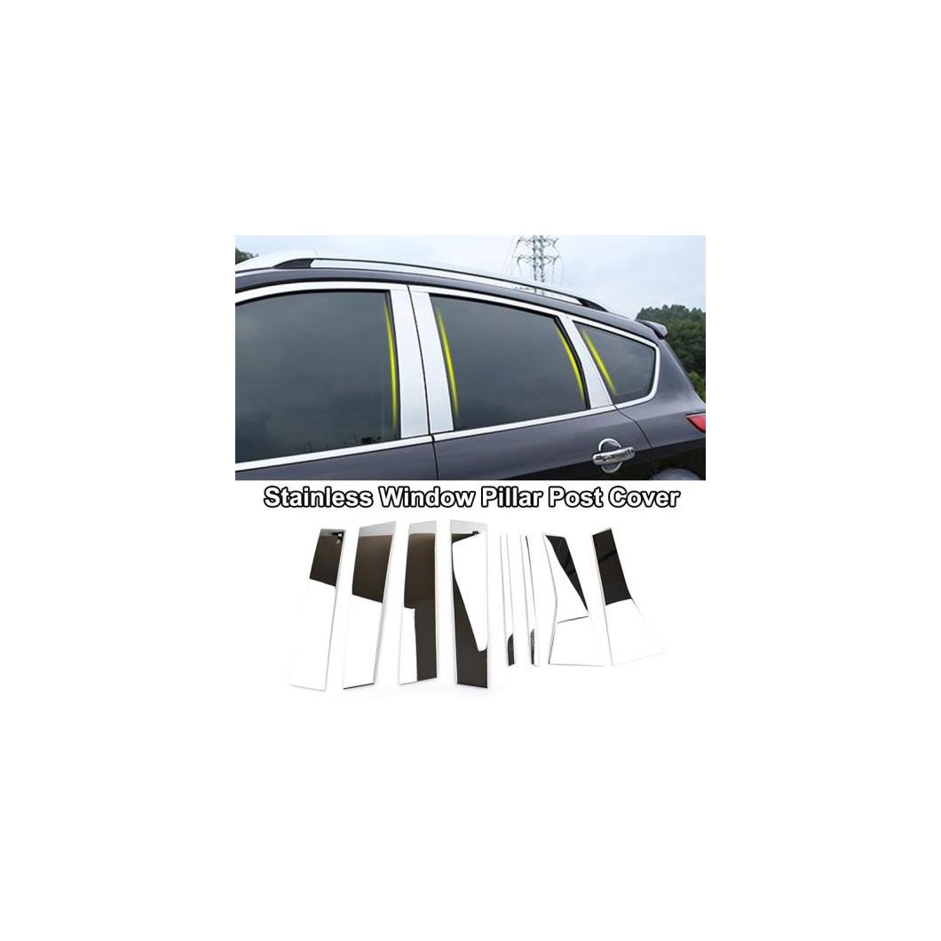 適用: フォード エスケープ クーガ 2013-2016 クローム カバー ボディ トリム 装飾 ピラーポストカバー AL-EE-5588 AL Exterior parts for cars
