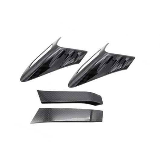 ABS クローム スタイリング リア テール ライト ランプ アイブロー カバー トリム ステッカー 適用: トヨタ C-HR CHR 2016 2017 2018 2019 カーボン AL-EE-6405 AL Exterior parts for cars
