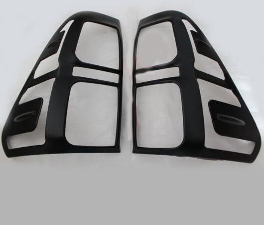 適用: トヨタ ハイラックス ライト ABS マット ブラック テール ライト カバー トリム トヨタ ハイラックス レボ 2015-2017 リア ランプ フード ブラック・クロム AL-EE-5998 AL Exterior parts for cars