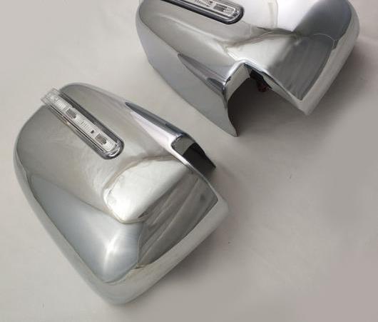 2016-2019 クローム ミラー カバー 適用: 三菱 L200 トライトン ミラー カバー LED ライト パーツ 三菱 2ピース AL-EE-6274 AL Exterior parts for cars