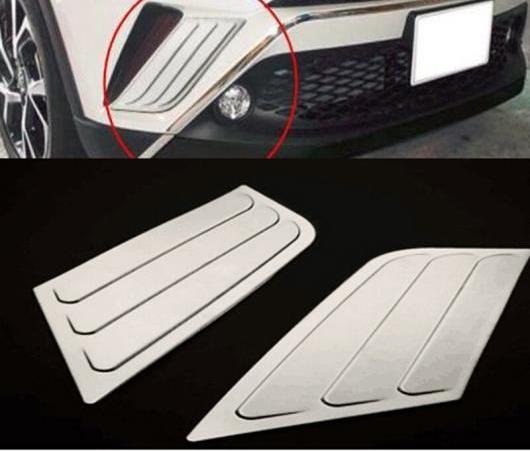 2ピース ステンレス スチール フロント インテーク トリム カバー 適用: トヨタ C-HR CH-R 2016 2017 2018 AL-EE-6308 AL Exterior parts for cars 11,762円