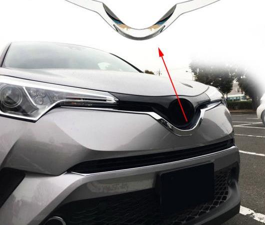 ABS クローム オート フロント グリッド カバー トリム 適用: トヨタ C-HR CHR C HR 2016 2017 2018 スタイリング 1ピース AL-EE-6370 AL Exterior parts for cars