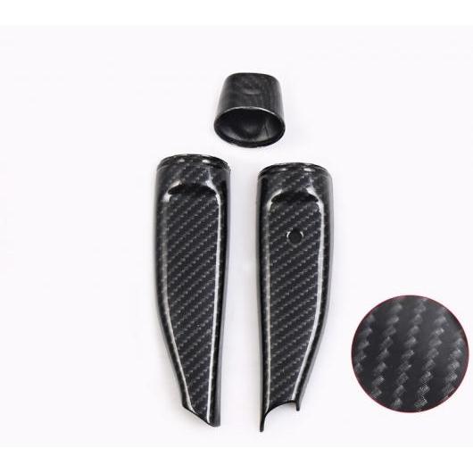 適用: テスラ モデル S 2014-2018 カーボンファイバー ワイパー ロッド クルーズ レバー カバー トリム 装飾 カーボンファイバー AL-EE-6888 AL Exterior parts for cars