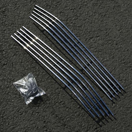 適用: トヨタ ランドクルーザー LC200 2016-2018 グリッド 装飾 トリム ストリップ ライト 床下 アンダー ネット フード シルバー AL-EE-7004 AL Exterior parts for cars