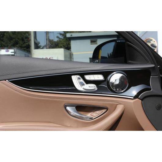 適用: メルセデス ベンツ E クラス W213 E200 E300 E320 2016-2018 ドア アームレスト カバー トリム ストリップ ステッカー ブラック AL-EE-7284 AL Exterior parts for cars