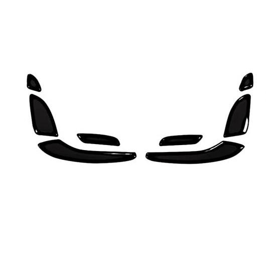 適用: メルセデス ベンツ E クラス W213 E200 E300 E320 2016-2018 シート アジャスター ボタン 装飾 スパンコール フレーム トリム 8ピース AL-EE-7289 AL Exterior parts for cars