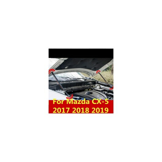 適用: マツダ CX-5 CX5 CX 5 2017 2018 2019 フロント フード エンジン カバー 油圧式 ロッド ストラット スプリング ショック バー 2ピース AL-EE-7268 AL Exterior parts for cars