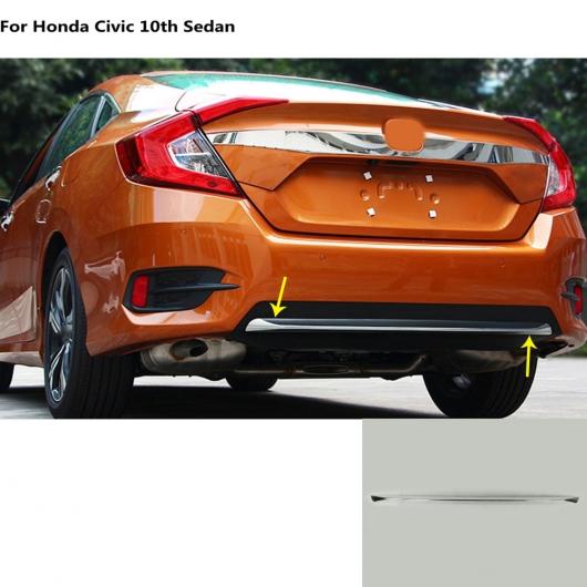 リア バック バンパー テールゲート ペダル ストリップ トリム プレート ランプ ボンネット 1ピース 適用: ホンダ シビック 10世代 セダン 2016 2017 2018 AL-EE-7661 AL Exterior parts for cars