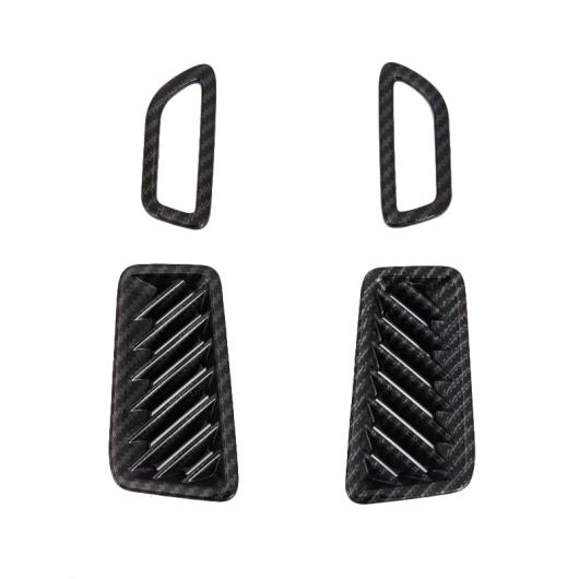 適用: トヨタ RAV4 RAV 4 2019 2020 アクセサリー カーボンファイバー インテリア ドア ハンドル ボウル ヘッド カバー トリム 装飾 ステッカー ベント カバー AL-FF-0818 AL Interior parts for cars