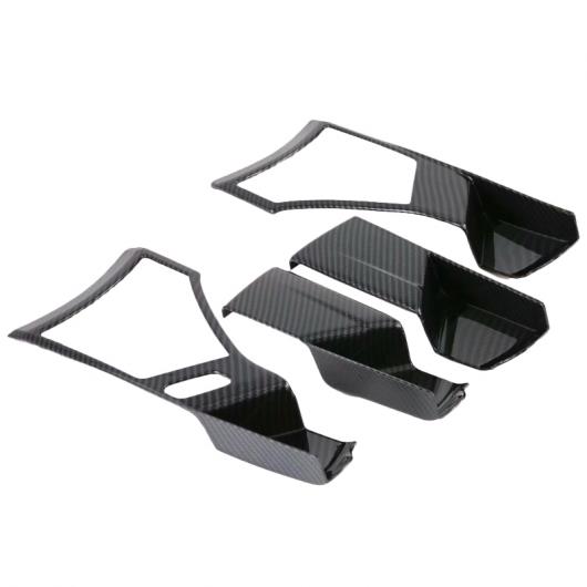 適用: マツダ 3 M3 2019 2020 カーボンファイバー スタイル クローム インテリア インナー ドア ハンドル ボウル キャッチ カバー トリム フレーム モールディング 装飾 タイプ001 AL-FF-0999 AL Car parts｜オートパーツエージェンシー2号店