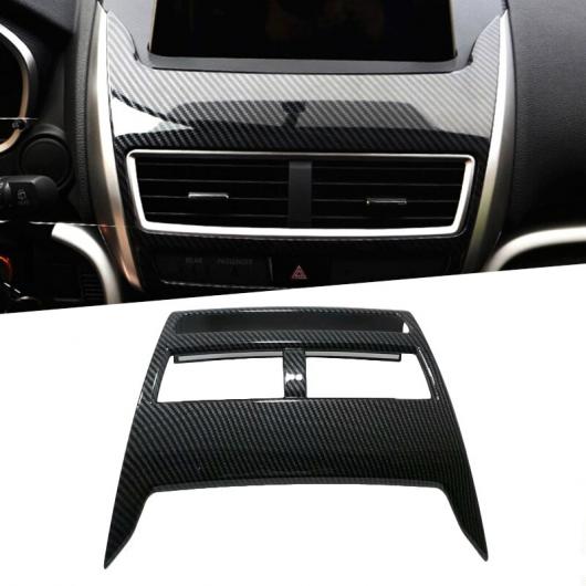 2ピース ABS エアコン ノブ スイッチ カバー ダッシュボード ナビゲーション GPS マルチメディア パネル 適用: 三菱 エクリプス クロス 2018 タイプ001 AL-FF-1303 AL Interior parts for cars