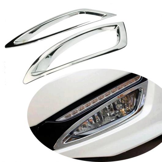 適用: 起亜 オプティマ K5 2011 2012 2013 フロント ヘッド フォグライト カバー トリム ランプ エクステリア 保護 フレーム ABS クローム 2ピース AL-FF-1237 AL Exterior parts for cars