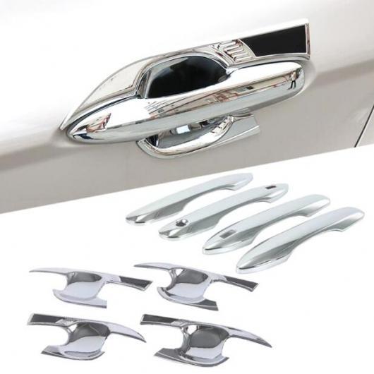8ピース ABS クローム ドア ハンドル キャッチ カバー トリム +DOOR ボウル 装飾 適用: トヨタ カムリ 8 8代目 XV70 2018 8ピース AL-FF-1444 AL Exterior parts for cars|オートパーツエージェンシー2号店