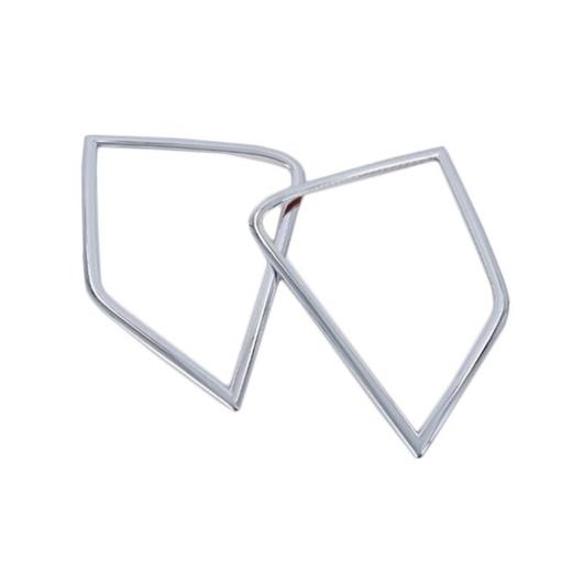 アウター フロント フォグライト ランプ カバー トリム 適用: 三菱 エクリプス クロス 2018 ABS クローム 2ピース アクセサリー タイプ001 AL-FF-1496 AL Exterior parts for cars